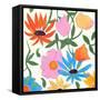 Floral Mix 2-Jan Weiss-Framed Stretched Canvas