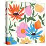 Floral Mix 2-Jan Weiss-Stretched Canvas