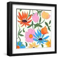 Floral Mix 2-Jan Weiss-Framed Art Print