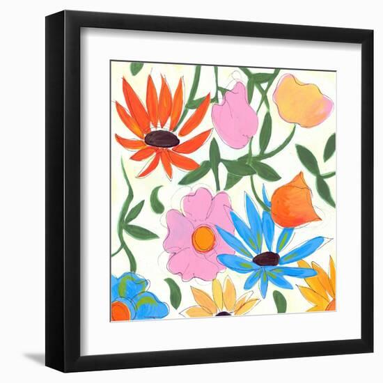 Floral Mix 2-Jan Weiss-Framed Art Print