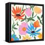 Floral Mix 2-Jan Weiss-Framed Stretched Canvas