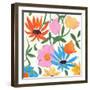 Floral Mix 2-Jan Weiss-Framed Art Print