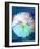 Floral Montage, Photograph Layer Work of a Dahlia and Orchid-Alaya Gadeh-Framed Photographic Print