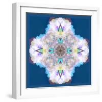 Floral Montage, Photograph Layer Work of a Dahlia and Orchid-Alaya Gadeh-Framed Photographic Print