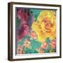 Floral Montage, Photographic Layer Work from Flowers and Texture-Alaya Gadeh-Framed Photographic Print