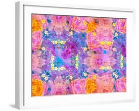 Floral Montage-Alaya Gadeh-Framed Photographic Print