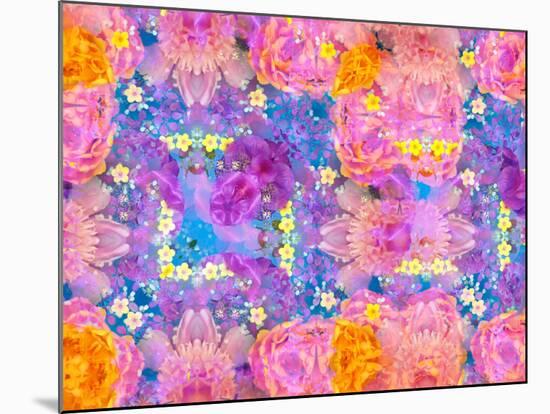 Floral Montage-Alaya Gadeh-Mounted Photographic Print