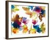 Floral Mystic-Tanuki-Framed Giclee Print