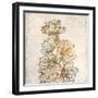 Floral Notes 2-Kimberly Allen-Framed Art Print