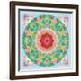 Floral Ornament Circle-Alaya Gadeh-Framed Photographic Print