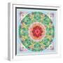 Floral Ornament Circle-Alaya Gadeh-Framed Photographic Print