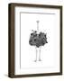 Floral Ostrich-Balazs Solti-Framed Art Print