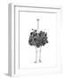 Floral Ostrich-Balazs Solti-Framed Art Print