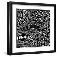 Floral Paisley-_maximus_-Framed Art Print