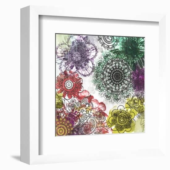 Floral Pattern I-Irena Orlov-Framed Premium Giclee Print