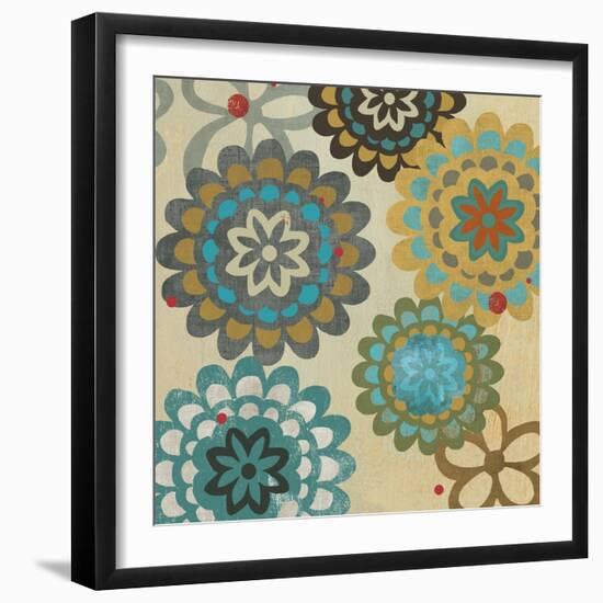 Floral Pattern I-Anna Polanski-Framed Art Print