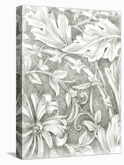 Floral Pattern Sketch IV-Ethan Harper-Stretched Canvas