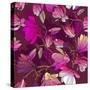 Floral Pattern with Magnolia Flowers-Lola Tsvetaeva-Stretched Canvas