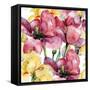 Floral Pattern-mika48-Framed Stretched Canvas