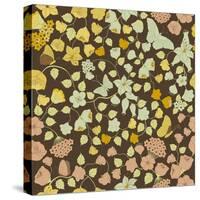 Floral Pattern-Rouz-Stretched Canvas