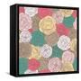 Floral Pattern-smilewithjul-Framed Stretched Canvas