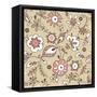 Floral Pattern-lozas-Framed Stretched Canvas