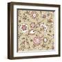 Floral Pattern-lozas-Framed Art Print