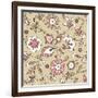 Floral Pattern-lozas-Framed Art Print