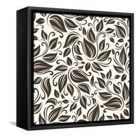 Floral Pattern-Naddiya-Framed Stretched Canvas