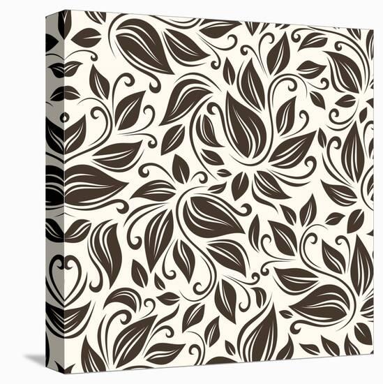 Floral Pattern-Naddiya-Stretched Canvas