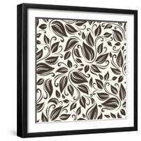 Floral Pattern-Naddiya-Framed Art Print