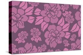 Floral Pattern-Whoartnow-Stretched Canvas