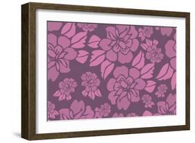 Floral Pattern-Whoartnow-Framed Giclee Print