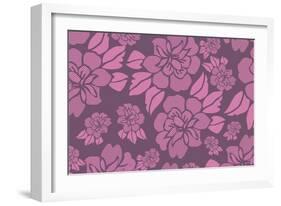Floral Pattern-Whoartnow-Framed Giclee Print