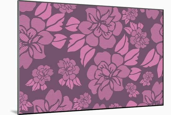 Floral Pattern-Whoartnow-Mounted Giclee Print