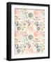 Floral Peach Orange-Leah Straatsma-Framed Art Print
