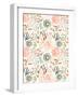 Floral Peach Orange-Leah Straatsma-Framed Art Print