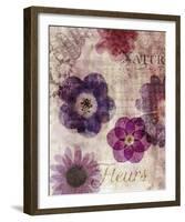 Floral Poetry I-Belle Poesia-Framed Giclee Print