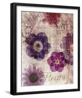 Floral Poetry I-Belle Poesia-Framed Giclee Print