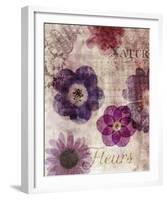 Floral Poetry I-Belle Poesia-Framed Giclee Print