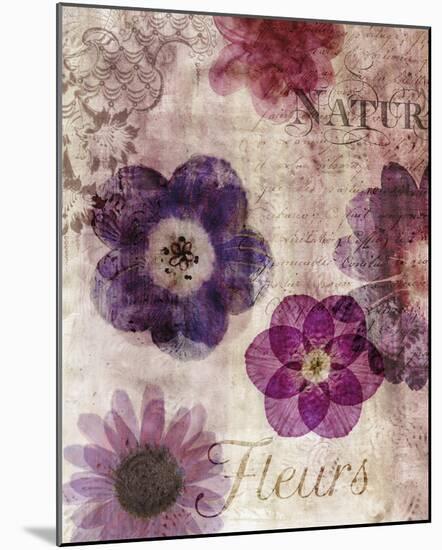 Floral Poetry I-Belle Poesia-Mounted Giclee Print