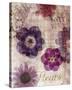 Floral Poetry I-Belle Poesia-Stretched Canvas