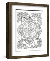 Floral Pond-Pam Varacek-Framed Art Print