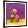 Floral Pop I-Camille Soulayrol-Framed Giclee Print