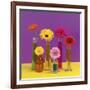 Floral Pop I-Camille Soulayrol-Framed Giclee Print