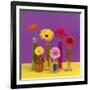 Floral Pop I-Camille Soulayrol-Framed Giclee Print