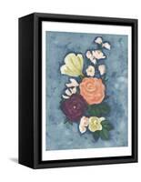 Floral Portrait I-June Vess-Framed Stretched Canvas