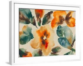 Floral Portrayal-Tanuki-Framed Giclee Print