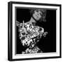 Floral Projection on Model, 1960s-John French-Framed Giclee Print