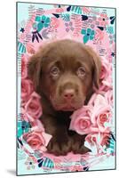 Floral Puppy-Rachael Hale-Mounted Poster